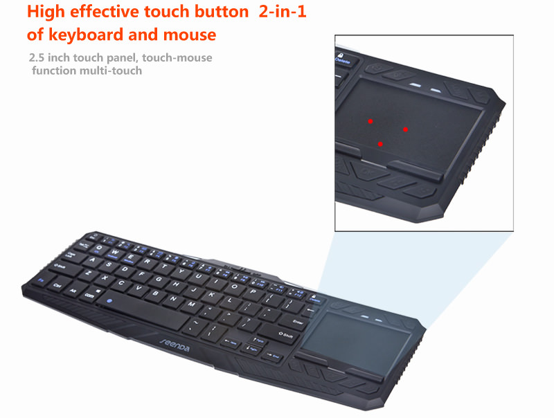 Bluetooth Touchpad Keyboard